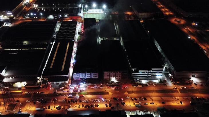 Bursa'da fabrikada yangın! '100'ü aşkın işçiyle müdahale ediliyor'