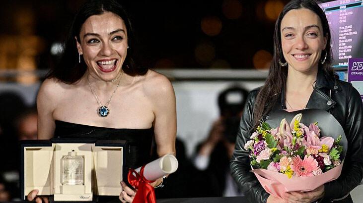 Cannes'da 'En Düzgün Bayan Oyuncu' mükafatını alan Merve Dizdar'dan birinci açıklama