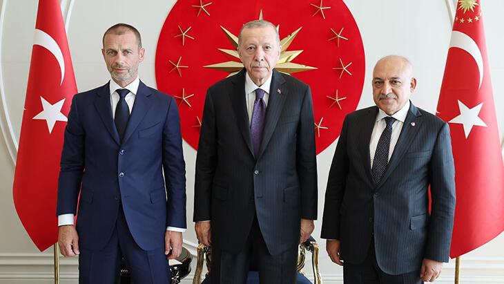 Cumhurbaşkanı Erdoğan, FIFA ve UEFA Liderlerini Kabul Etti