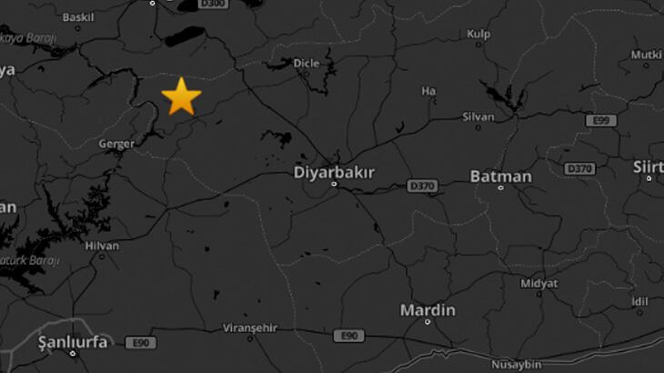 Diyarbakır'da 3.8 büyüklüğünde sarsıntı