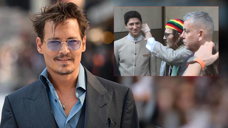 Hayranları Johnny Depp'i görmek için birbirleriyle yarıştı