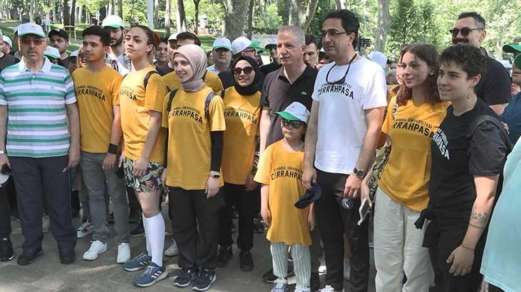 İstanbul Valisi Gül etraf günü yürüyüşüne katıldı