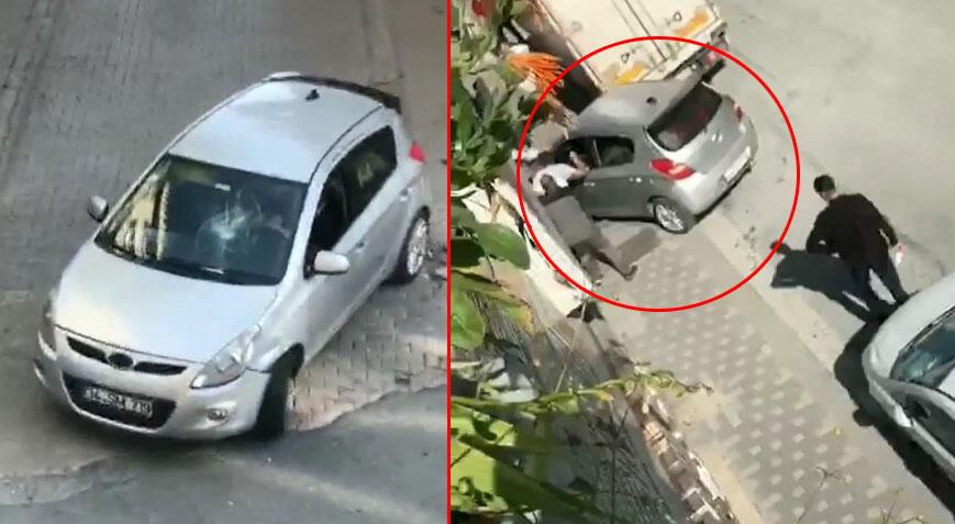İstanbul'da dehşet! Tartıştığı kişinin üzerine araba sürdü