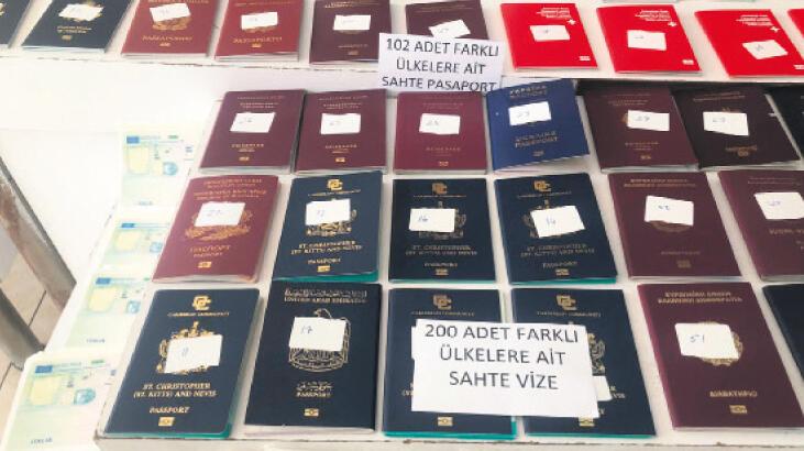 Kusursuz pasaport basan çete iş başında basıldı