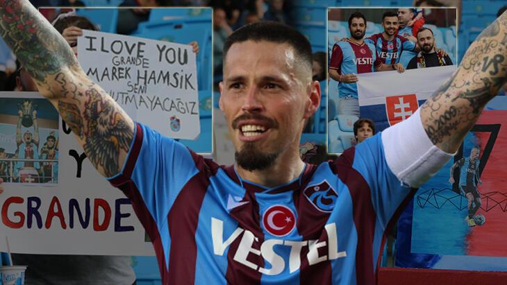 Marek Hamsik, Trabzonspor'a veda etti! Gözyaşlarını tutamadı, bir birincisi başardı