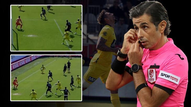Mete Kalkavan’ın penaltı kararı, golü engelledi! Ankaragücü cephesi isyan etti