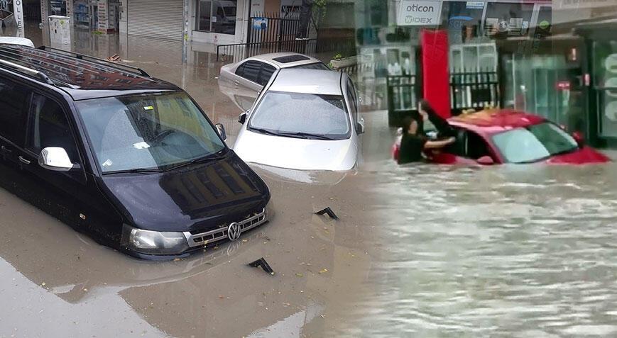 Meteoroloji uyarmıştı: Ankara'da yarım saatte afet! Kent sulara gömüldü