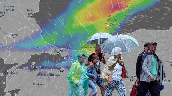 Meteoroloji'den İstanbul dahil 8 kente sağanak yağış uyarısı