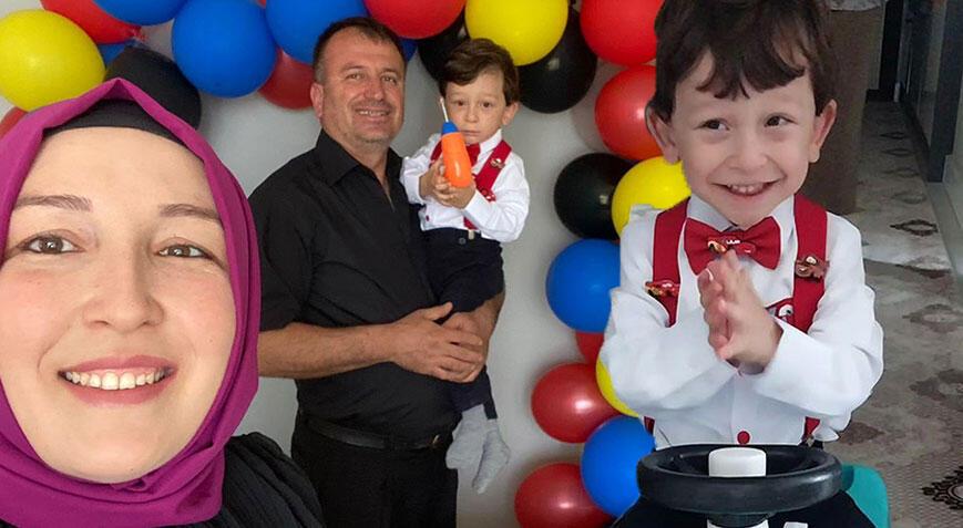 'Mucize bebek' Ömer Özkan, 3'üncü doğum gününü kutladı
