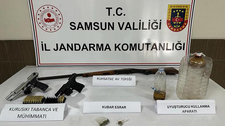Samsun'da 16 adrese uyuşturucu operasyonu : 13 gözaltı