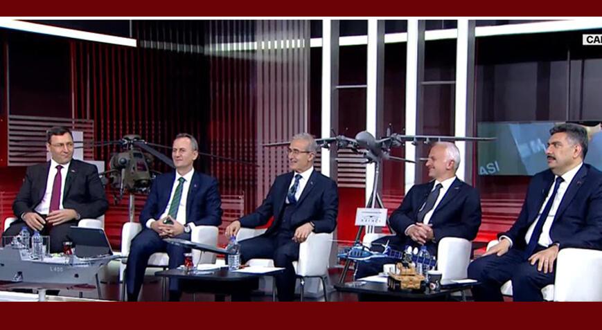 Savunma Endüstrinin kilit isimleri CNN TÜRK'te! İsmail Demir'den değerli açıklamalar