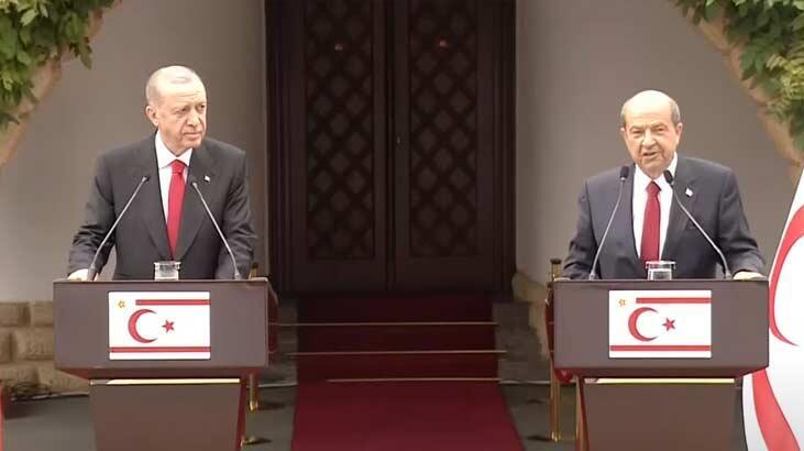 Son dakika... Cumhurbaşkanı Erdoğan ve Tatar'dan ortak açıklama