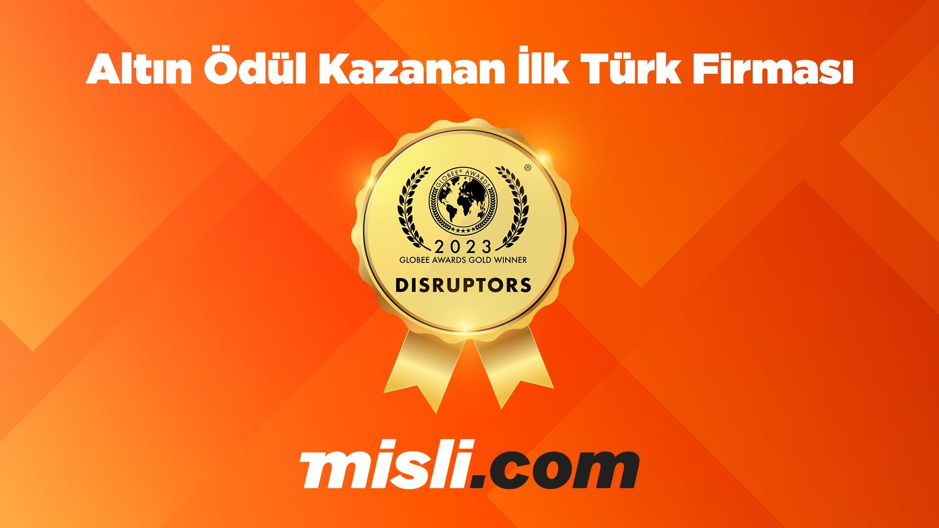 The Globee Awards’ta Altın Ödül kazanan birinci Türk firması Misli.com!