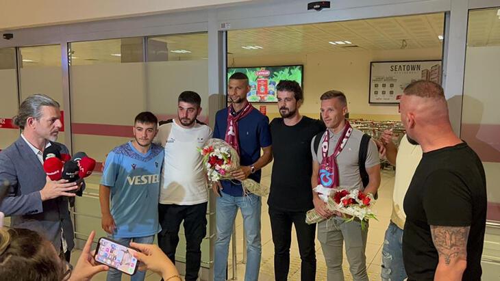 Trabzonspor'da Mislav Orsic ile Joaquin Fernandez'e coşkulu karşılama