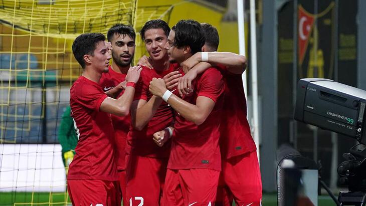 Ümit Ulusal Futbol Grubu hazırlık maçında Azerbaycan’ı tek golle mağlup etti