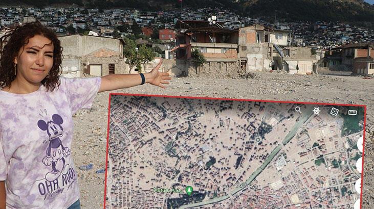 Enkaz kent Hatay’da yıkımın boyutunu uydu imajları gözler önüne serdi