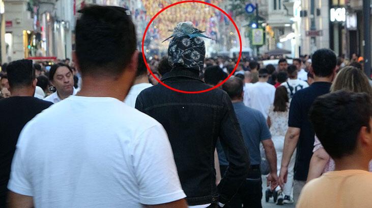 Taksim'de şaşırtan görüntü: Akşama kadar başımdalar