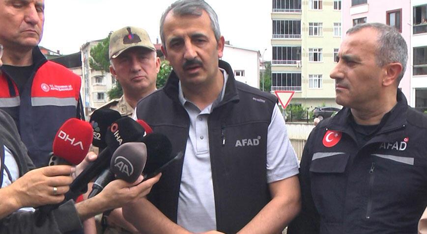 AFAD Lideri Sezer: Karadeniz’de bine yakın toprak kayması ve heyelan oldu