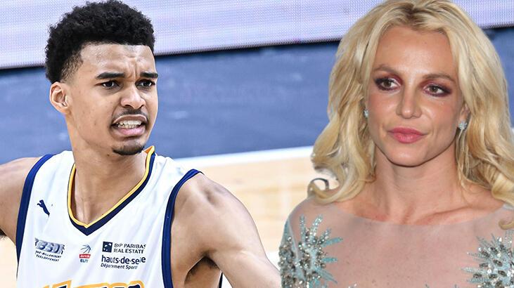 NBA yıldızı Victor Wembanyama'nın müdafaası, Britney Spears'a tokat attı!