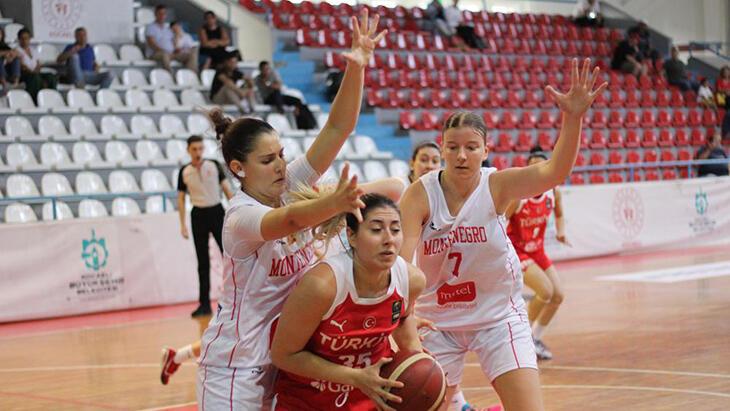 U20 Bayan Basketbol Ulusal Ekibi, Karadağ'a mağlup oldu