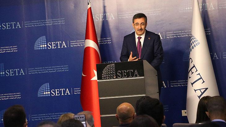 Cumhurbaşkanı Yardımcısı Yılmaz: Türkiye'nin iradesine kasteden hiçbir yapılanmaya geçit vermeyeceğiz