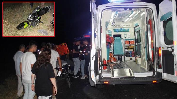 Edirne'de motosiklet şoförü yayaya çarptı: 2 yaralı