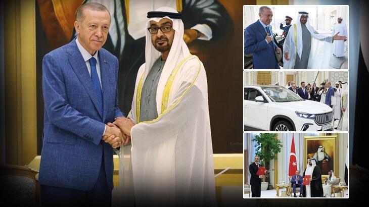 Erdoğan Birleşik Arap Emirlikleri'nde! İki ülke ortasında 50.7 milyar dolarlık mutabakat
