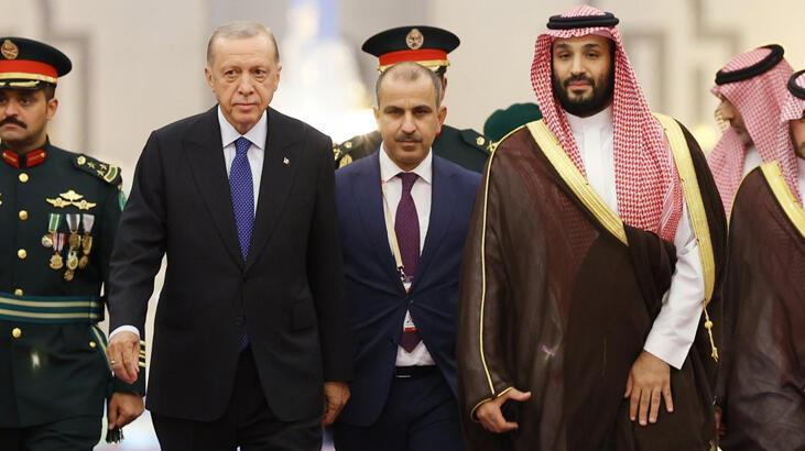 Erdoğan'ın Suudi Arabistan ziyareti ve Veliaht Prens Selman ile görüşmesi sonrası ortak açıklama