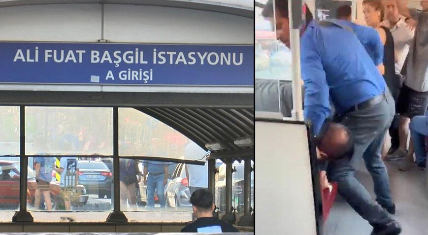 Gaziosmanpaşa'da tramvayda bıçaklı kavga! 1 kişi yaralandı