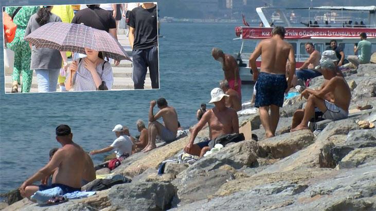 İstanbul adeta alev aldı! Sıcaktan bunalanlar kıyı ve parklara koştu