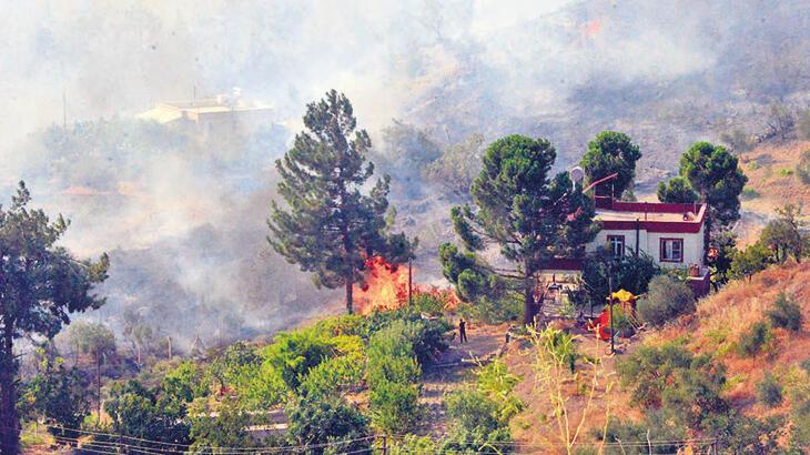 Kahramanmaraş’ta 21 hektar alan yandı