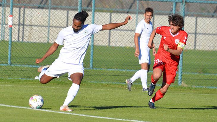 Konyaspor hazırlık maçında Samsunspor’u 3-2 mağlup etti