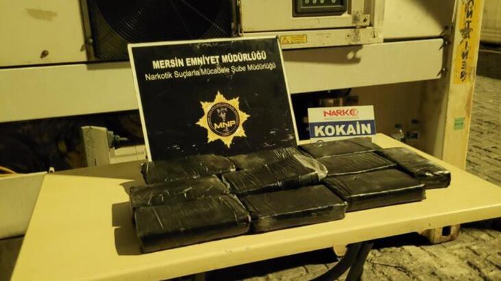 Mersin Limanı'nda 11 kilogram kokain ele geçirildi