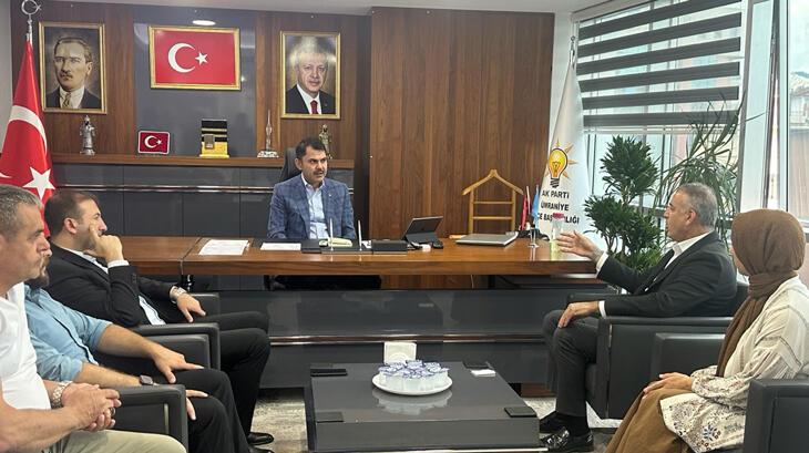 Murat Kurum AK Parti İlçe Başkanlığı'nı ziyaret etti