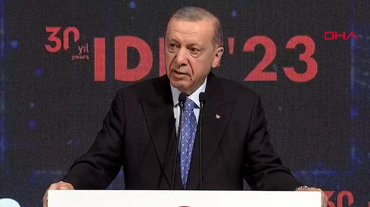 Son dakika... Cumhurbaşkanı Erdoğan'dan TCG Anadolu ve KAAN açıklaması: Sipariş almaya başladık