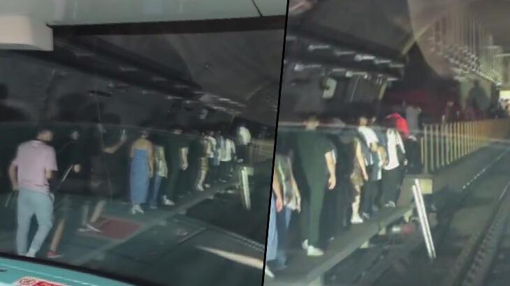 Yıldız-Mahmutbey Metro Çizgisi arızalandı