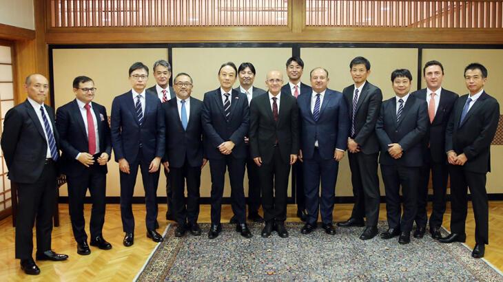 Bakan Şimşek, Japonya'nın Ankara Büyükelçisi'ni ziyaret etti