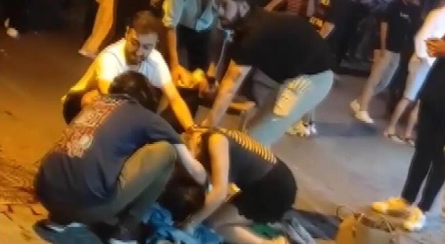 Beşiktaş çarşı içinde silahlı saldırı! Motosiklet şoförü ağır yaralandı