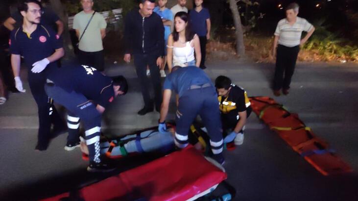 Bursa'da feci kaza! Araba ile motosiklet baş başa çarpıştı