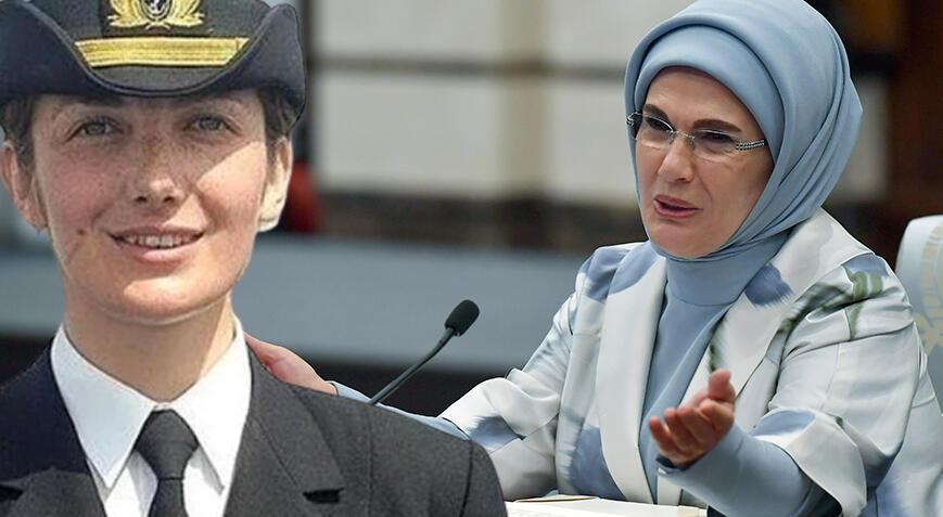 Emine Erdoğan'dan TSK'nın birinci bayan amirali Gökçen Fırat’a tebrik