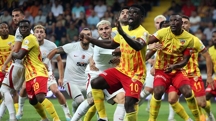 Galatasaray, Kayseri'den bir puanla ayrıldı!