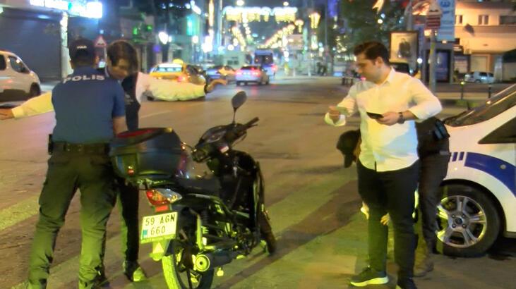 İstanbul'da motosikletlilere sabit yol kontrolü
