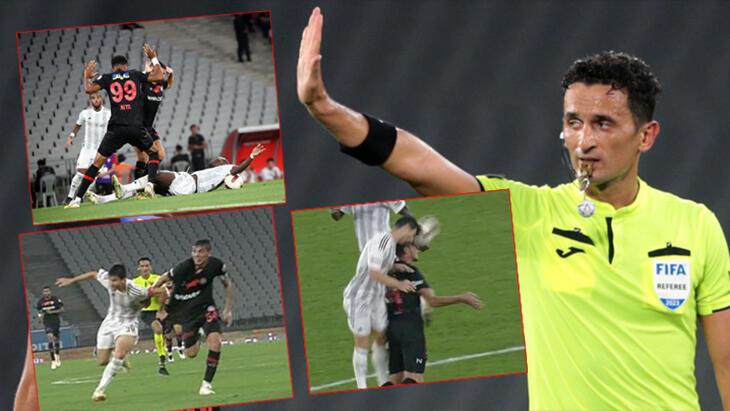 Karagümrük-Beşiktaş maçında tartışma yaratan pozisyonlar! Penaltı hakikat mu? 'İkinci sarıdan oyundan atılması gerekir'