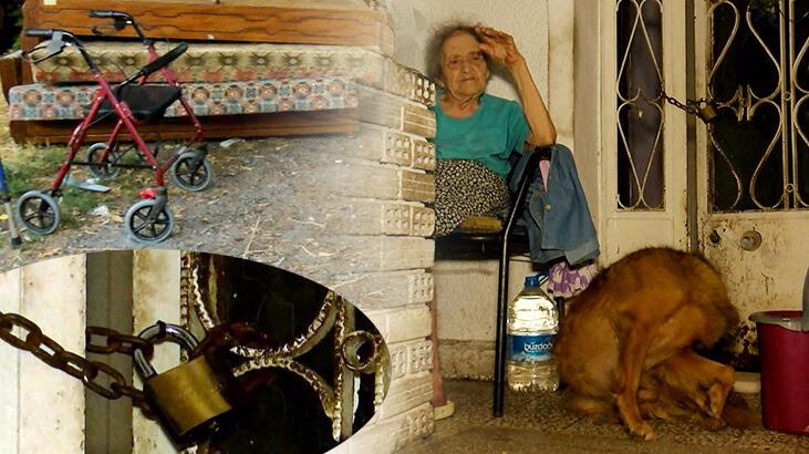 Küçükçekmece'de 95 yaşındaki bayan sokakta kaldı