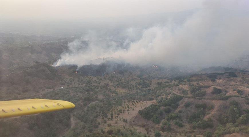 Manisa'da makilik alanda yangın! Gruplar müdahale ediyor