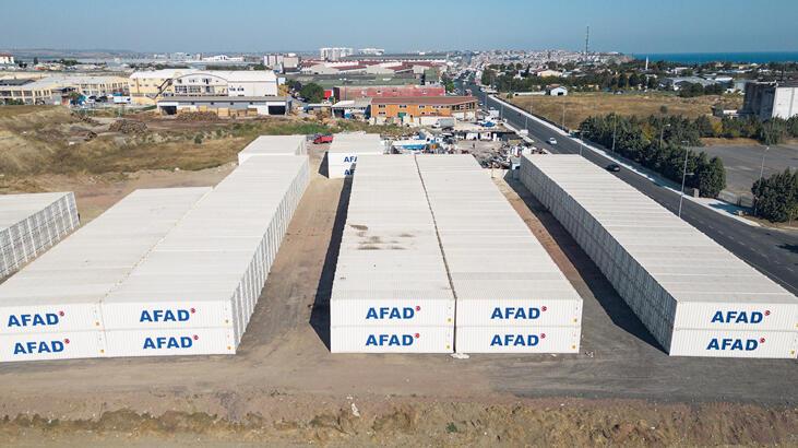 AFAD konteyner ve çadır stoku yapıyor