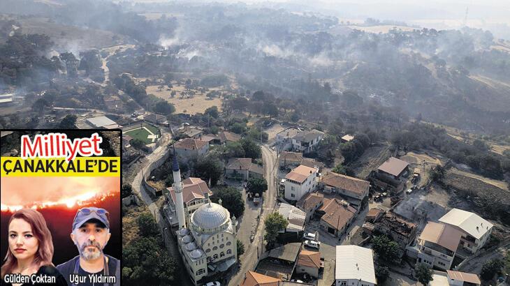 Çanakkale’de yangın 1500 hektarda sıkıştırıldı: 30 yıllık elektrik direği ormanı yaktı
