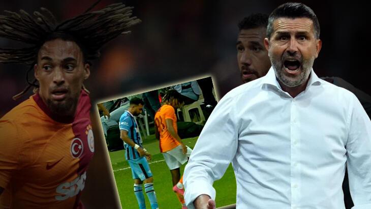Galatasaray - Trabzonspor maçında değişik olay! Kimse inanamadı
