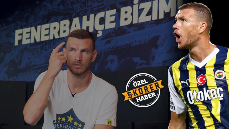 ÖZEL | Fenerbahçe'de Edin Dzeko: Buraya gelmem büyük bir meydan okuma! Lider şampiyonluğu çok istiyor