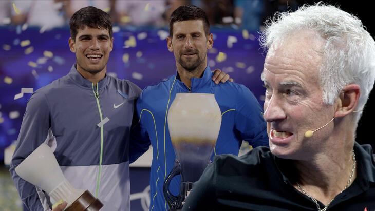 ÖZEL | Tenis efsanesi John McEnroe'dan Alcaraz-Djokovic rekabeti yorumu! 'Gördüğüm en güzel oyuncu'